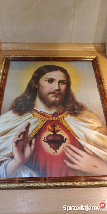 Obraz Serce Pana Jezusa 35 x 46 podkarpackie Rzeszów