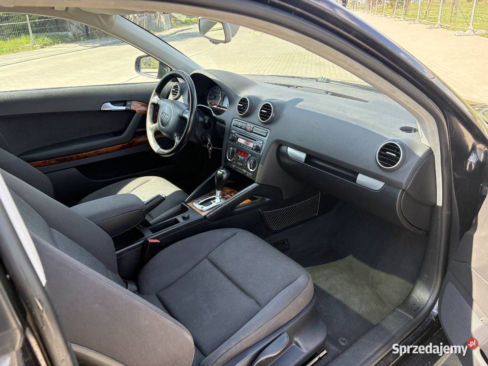 audi A3 8P 20 benzyna 150 automat klima 2003 lakier metallic Jelcz-Laskowice