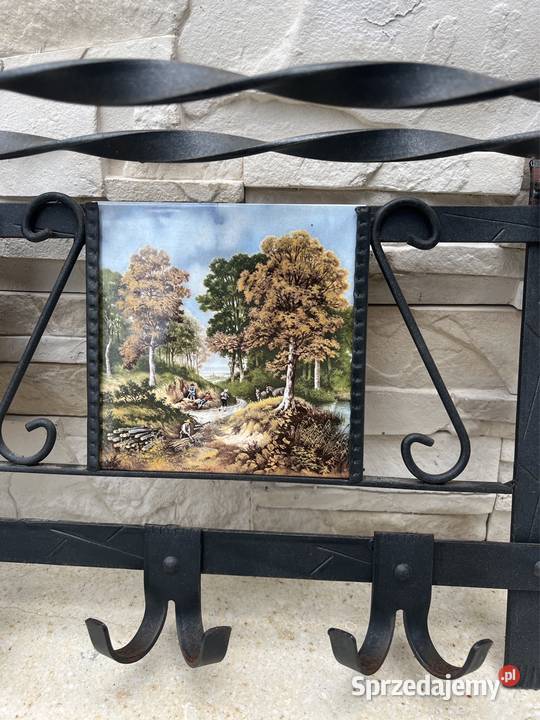 Garderoba wieszak wykonana wojnie kowala