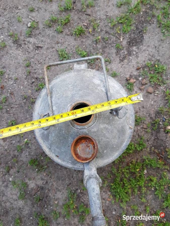 PrzedwojennaZabytkowa sygnowana duża olejarka Barlinek