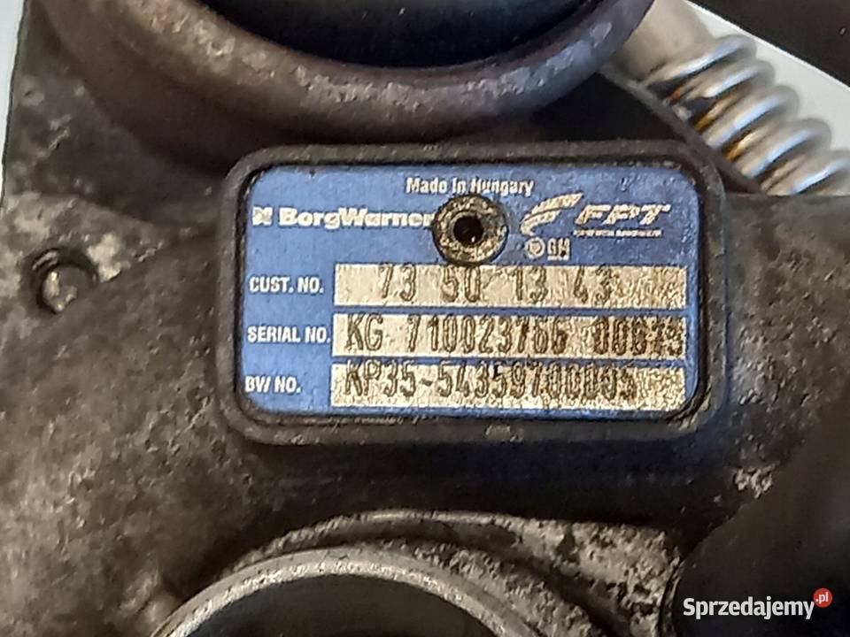 FIORINO DOBLO 13 CDTI 75 199A2000 turbosprężarka świętokrzyskie Kielce