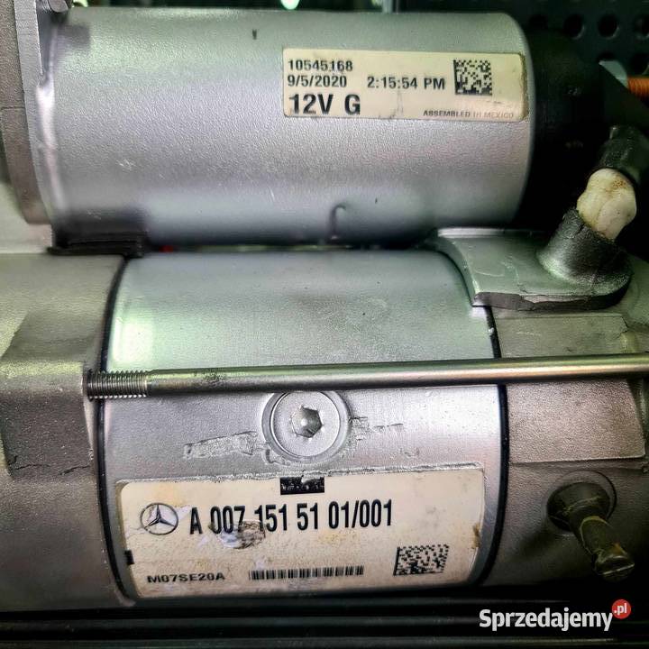 Rozrusznik Alternator Mercedes A0071515101 Claas Gorzów Wielkopolski