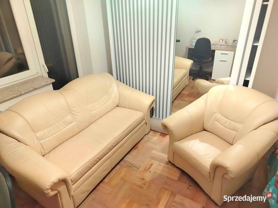 Sofa skórzana rozkładana Fotel Bydgoska Firma podkarpackie Rzeszów