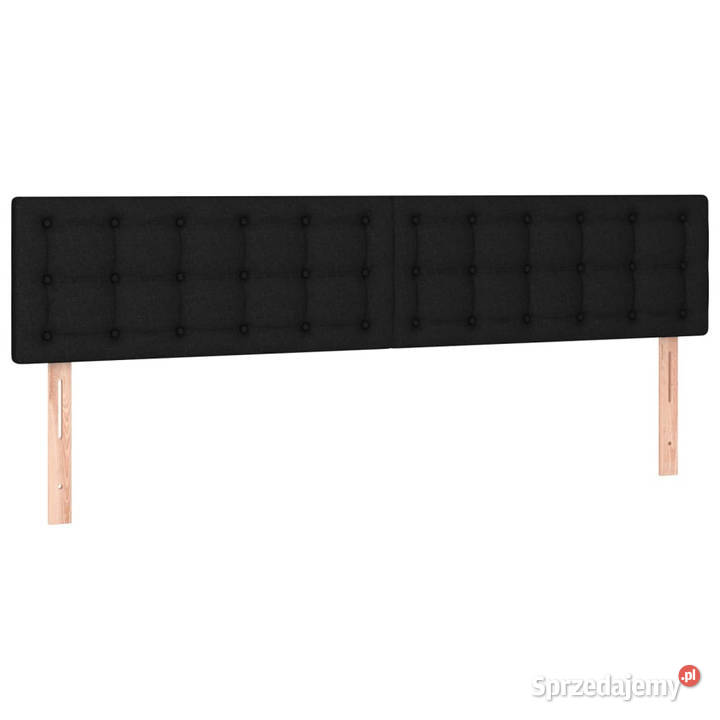Zagłówek do łóżka z LED czarny 180x5x7888 mazowieckie Warszawa
