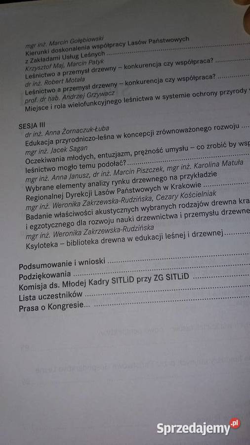 Pierwszy Kongres młodych leśników i drzewiarzy Warszawa