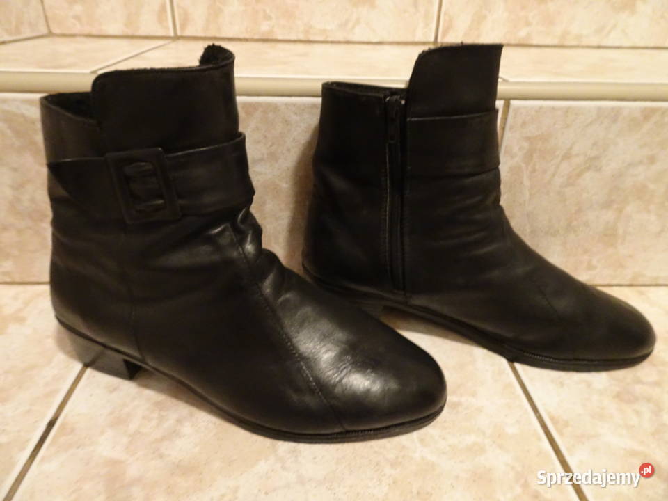 botki skórzane rozmiar 40 mazowieckie Warszawa