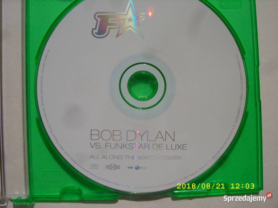 ROCK CD SINGEL BOB DYLAN ALL ALONG THE 2001 Wołów