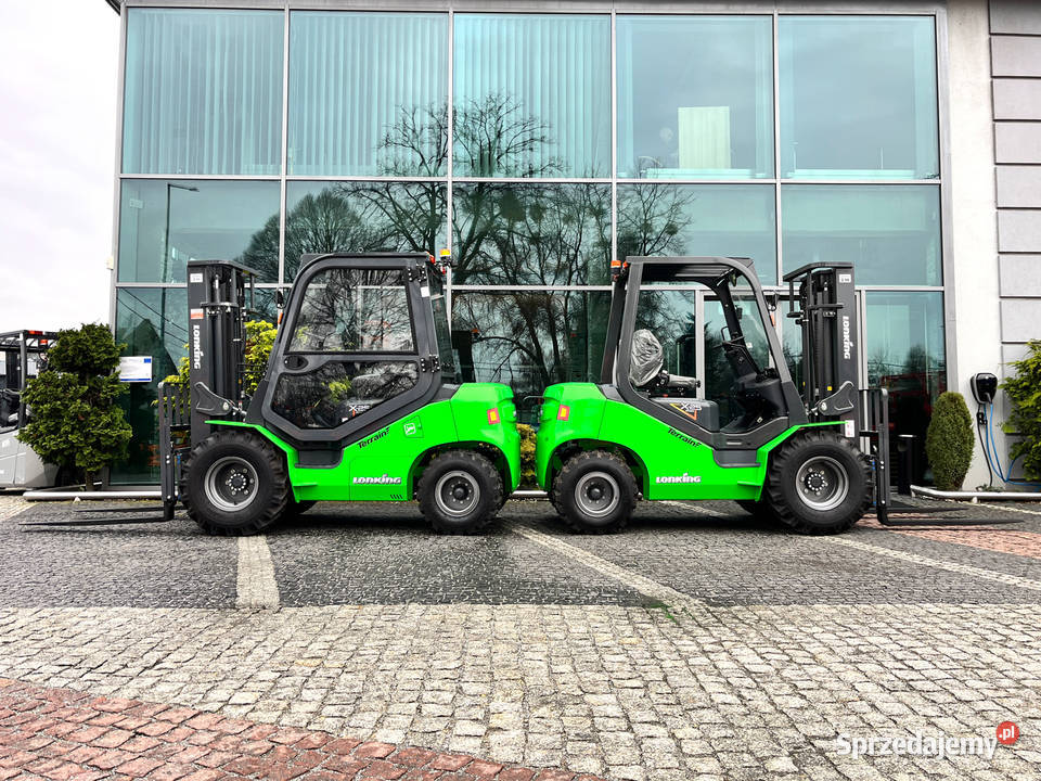 Terenowy wózek widłowy ELEKTRYCZNY Lonking Kęty