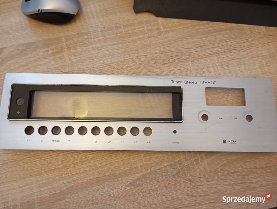 Unitra tuner TSH 110 panel przedni mazowieckie