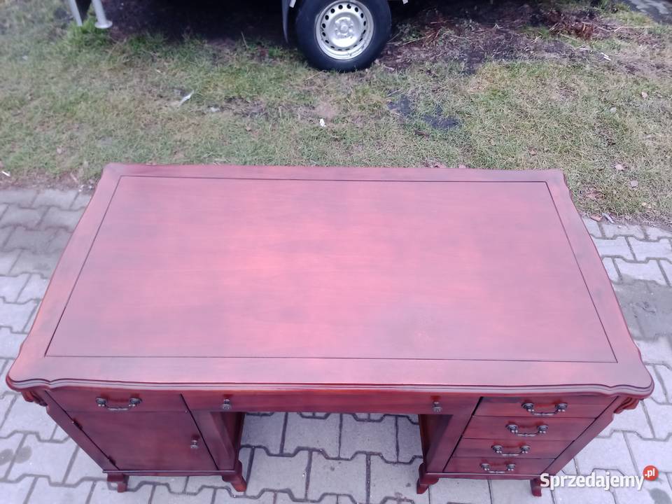 Komplet SANTIAGO 311 i Ława Dąb Skóra Bordo śląskie Kozy