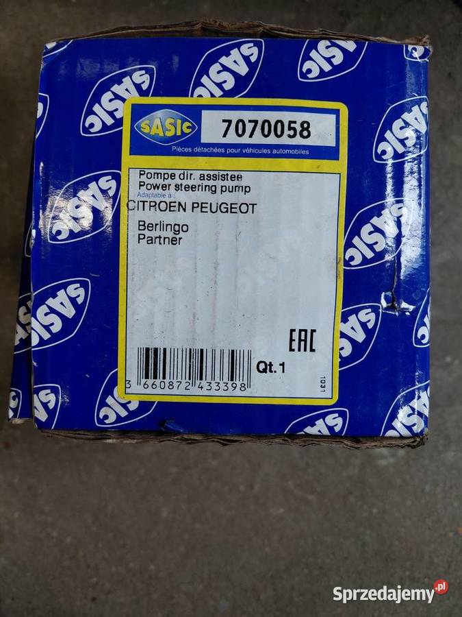 POMPA WSPOMAGANIA 7070058 SASIC CITROEN PEUGOT Koronowo