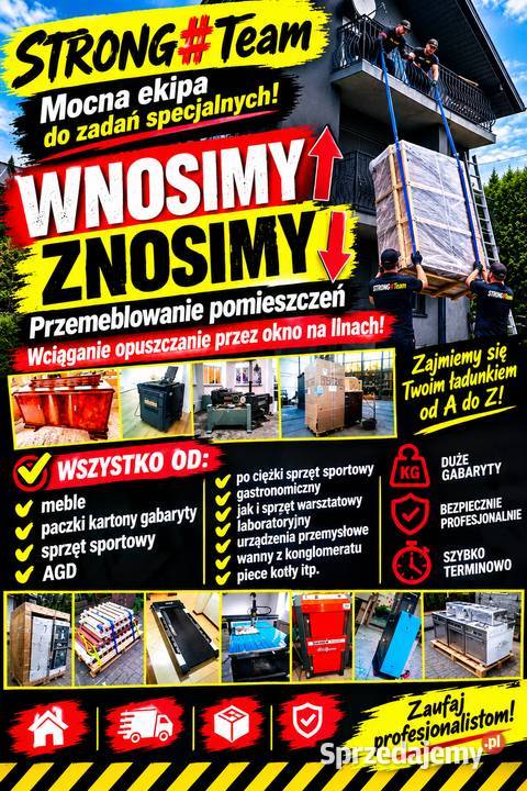Wnoszenie Znoszenie mebli AGD Gabarytów wanny