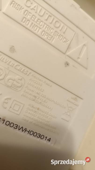 SilverCrest KH2299 Radyjko kuchenne podwieszane Poznań