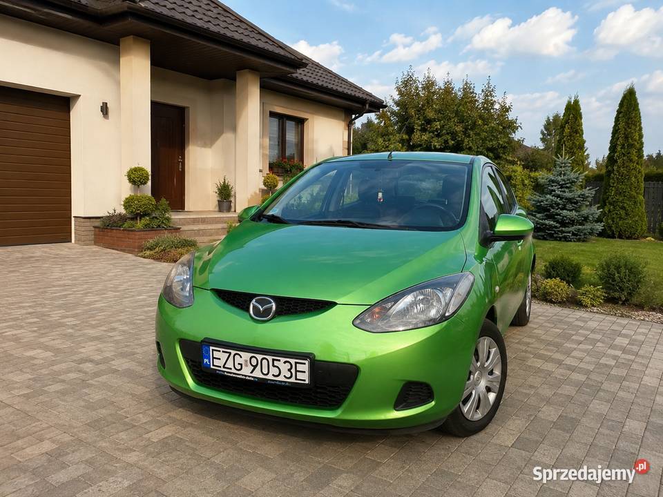 MAZDA 2 14benzyna klima parkotronik elektryka zielony łódzkie Rokiciny