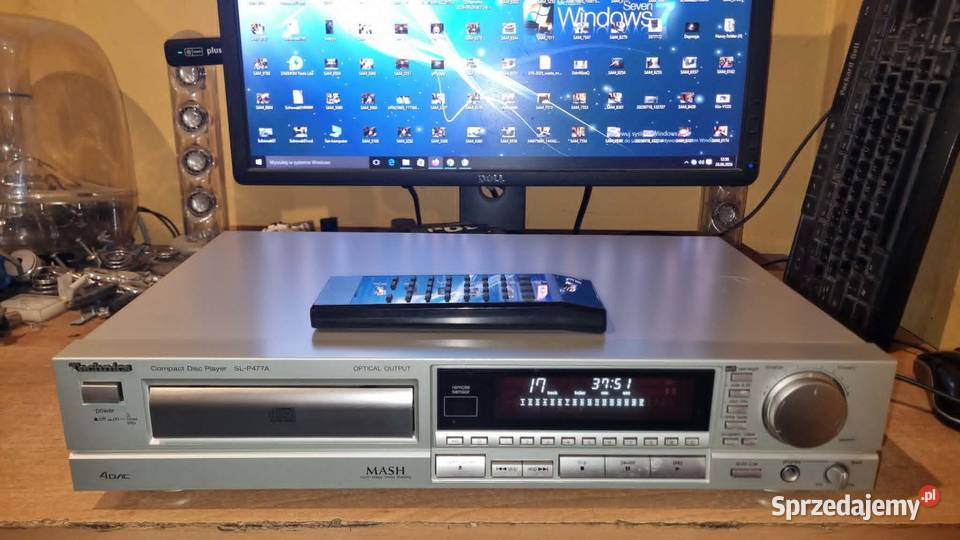 Odtwarzacz CD Technics SLP477A srebrny z pilotem Warta