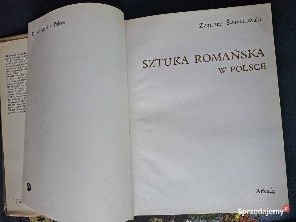 Sztuka romańska w Polsce Zygmunt Świechowski