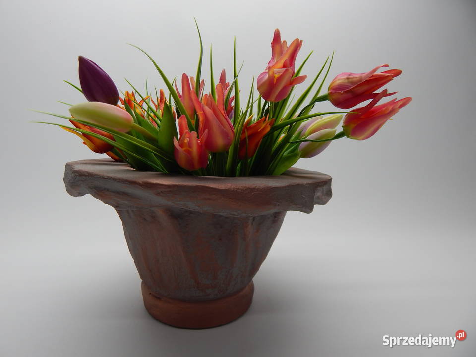 Donica Betonowa 29 Szara Miedź Grabina