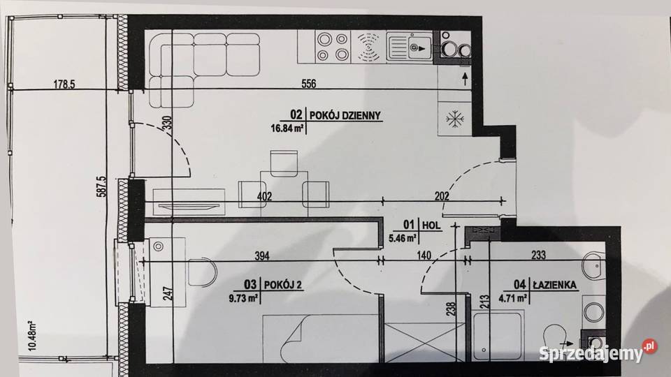 Mieszkanie M3 2 pokoje 36 m2 Garbarska 8B Rok budowy 2025