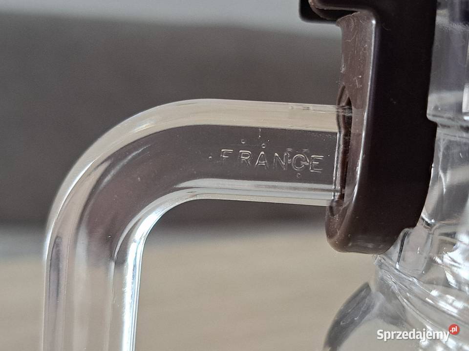 Dzbanek Arcoroc France Przeźroczysty Vintage Radom