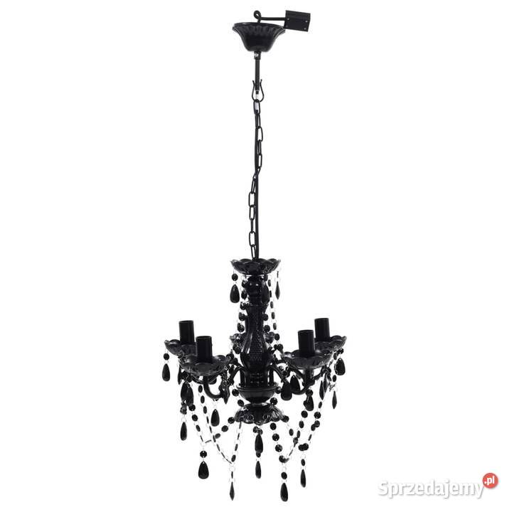 vidaXL Żyrandol z 5 żarówkami czarnySKU240308 Lampy wiszące mazowieckie Warszawa