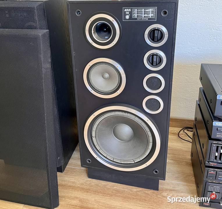 Wieża stereo z głośnikami altus stara Wieże i miniwieże śląskie Ochaby Wielkie