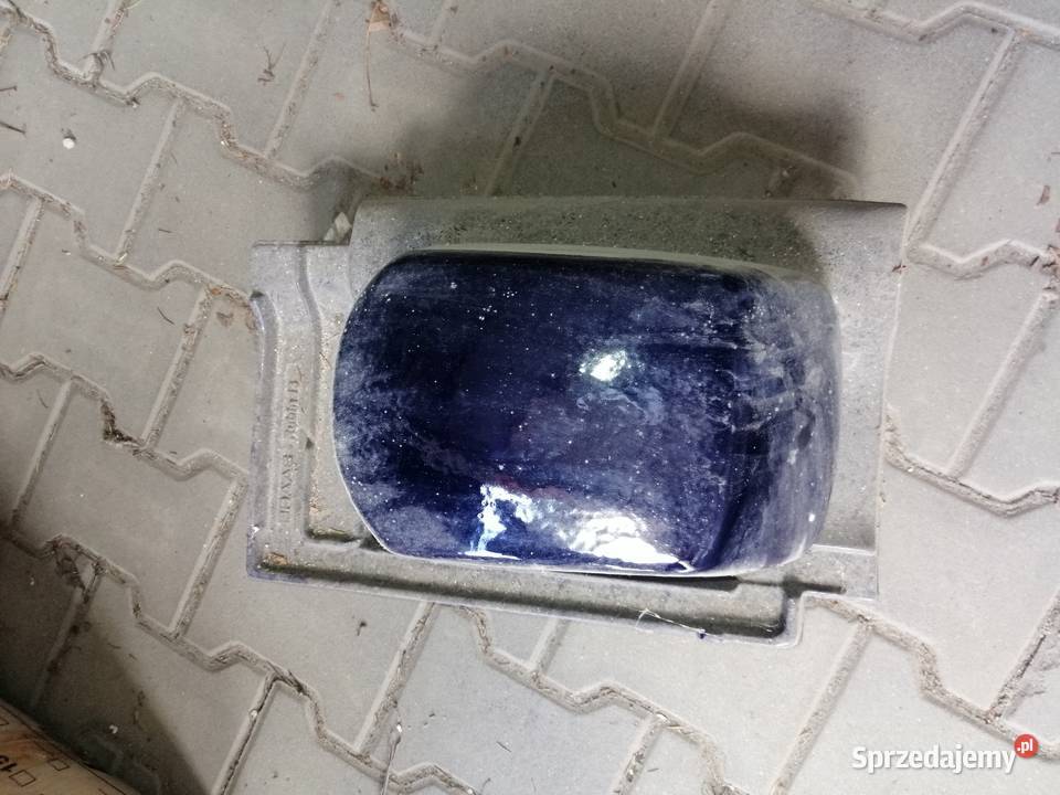 Rupp rubin dachówka kominek ceramiczny niebieski
