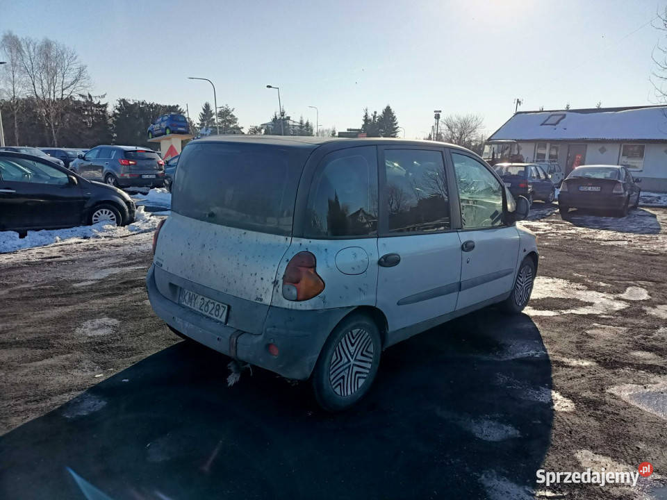 Fiat Multipla Fiat Multipla 19JTD 110 01r 6 os Rok produkcji 2001 małopolskie Tarnów