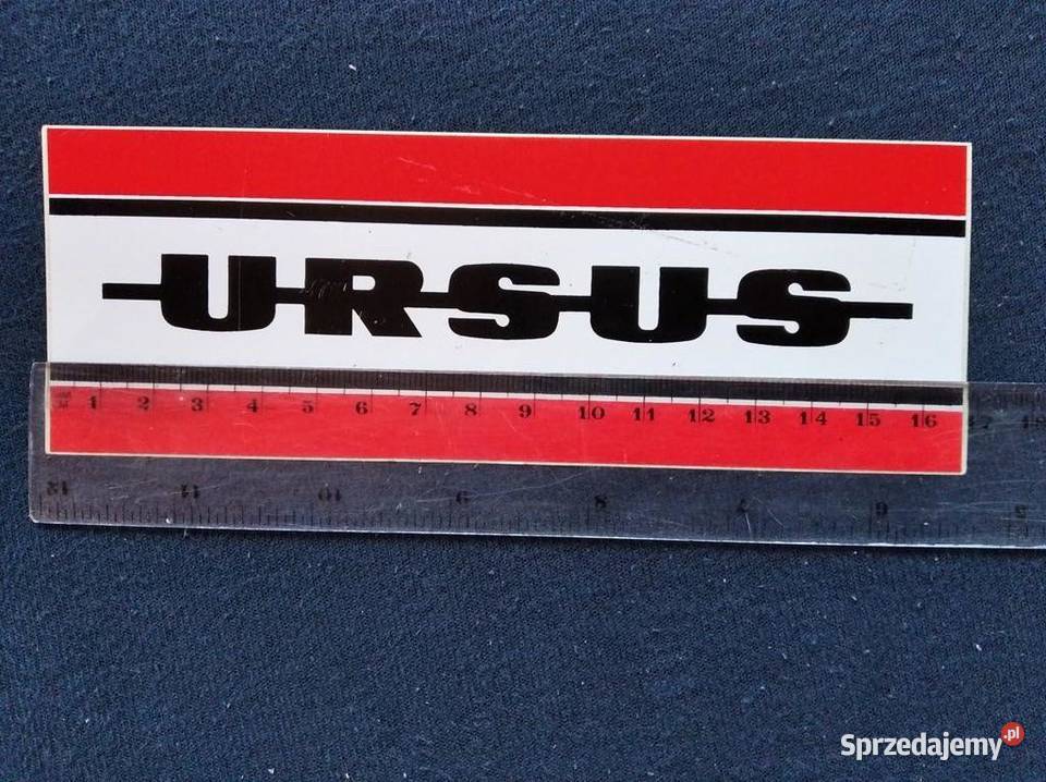 Ursus naklejka z napisem URSUS Lublin sprzedam