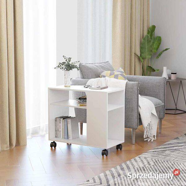 vidaXL Stolik boczny biały 70x35x55 SKU802120 Warszawa