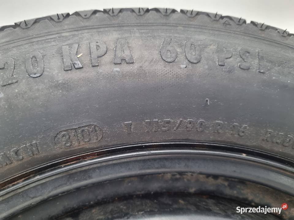 KOŁO DOJAZDOWE BMW E46 dojazdówka 11590 R16 Średnica 16" Samochodowe Chełm