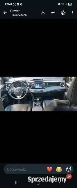 Toyota RAV4 nieuszkodzony Warszawa sprzedam