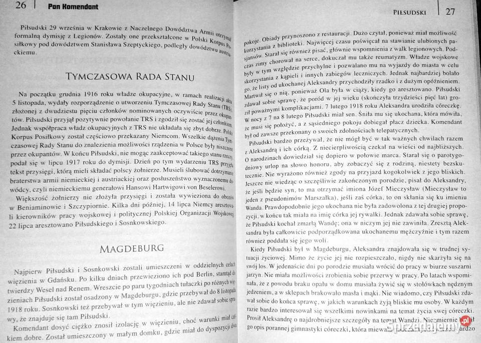 Wielkie biografie Piłsudski Katarzyna Fiołka miękka Pozostałe Chełm sprzedam