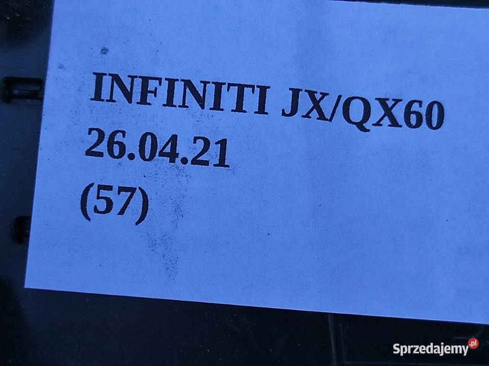 RAMKA EKRANU KRATKI NAWIEWU INFINITI QX60 JX Nowy Tomyśl