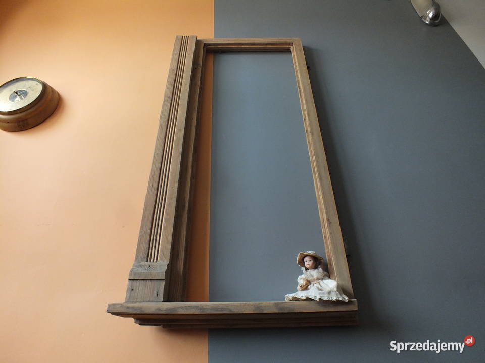 Stare okna drewnianeokoło 1930 proste ładne Bielawa