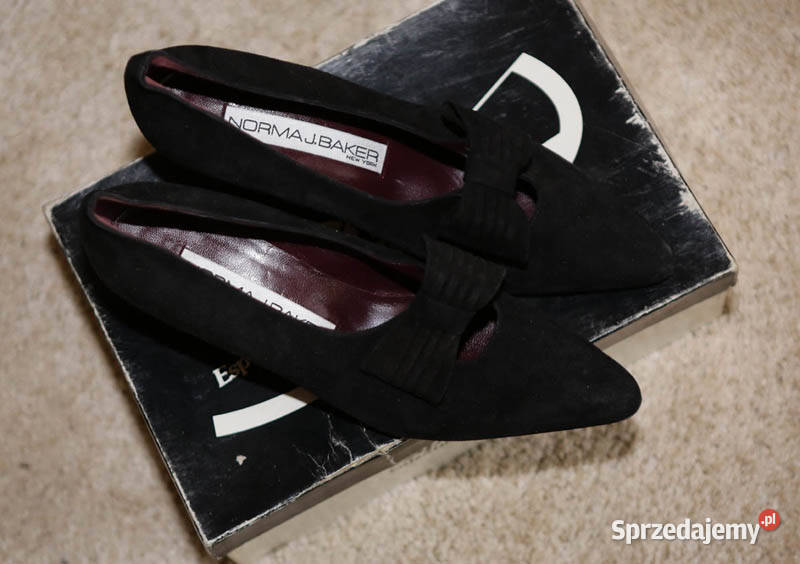 Szpilki Norma J Baker włoskie 385 czarne Kielce