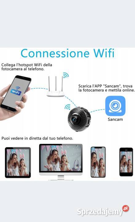 Mini kamera IP TANGMI 1080 Kamery mazowieckie Iłża