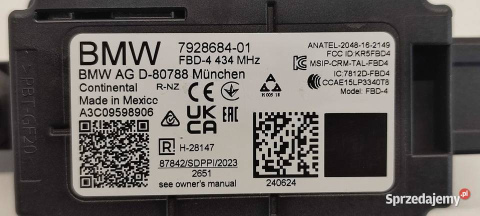 BMW F44 218I MODUŁ STEROWNIK WZMACNIACZ ANTENY sprzedam