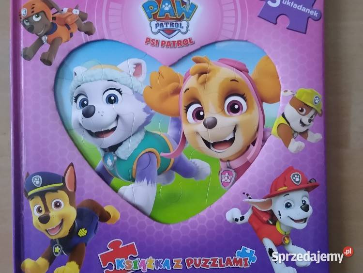 Książka książeczka z puzzlami Psi Patrol Puzzle sprzedam