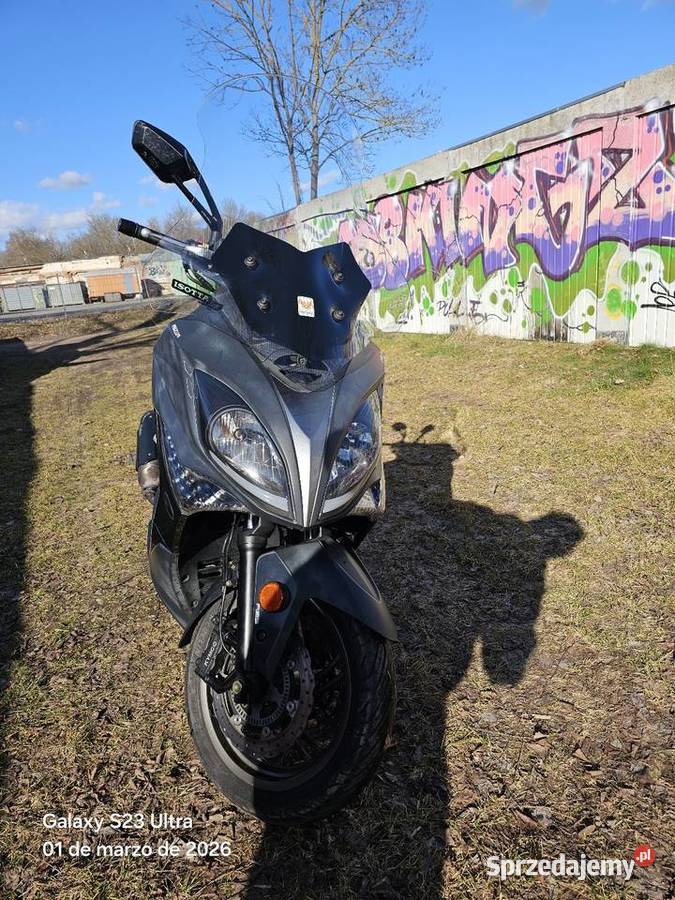 Kymco xciting 400 2017 stan bagażnik Zgorzelec