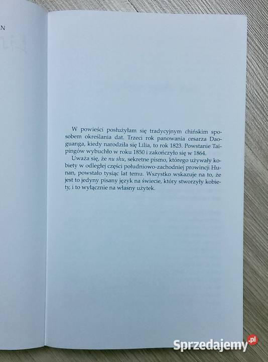 Kwiat Śniegu i sekretny wachlarz Lisa See Kraków