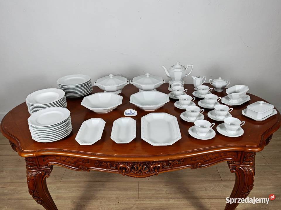 Zestaw porcelany Rosenthal biała Maria 10 osób Sandomierz
