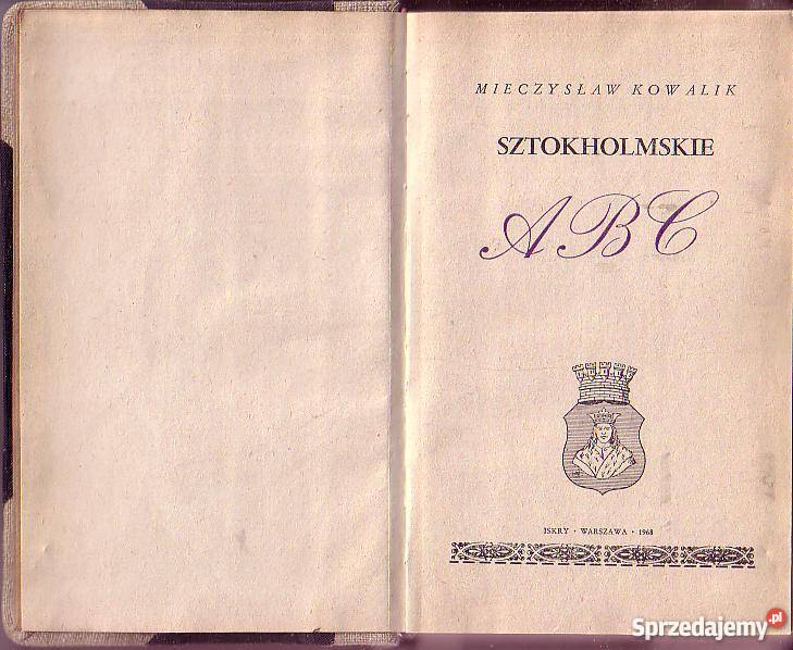 8453 SZTOKHOLMSKIE ABC MIECZYSŁAW KOWALIK