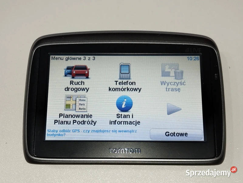 Nawigacja Tomtom GO LIVE Nawigacje GPS Witnica sprzedam