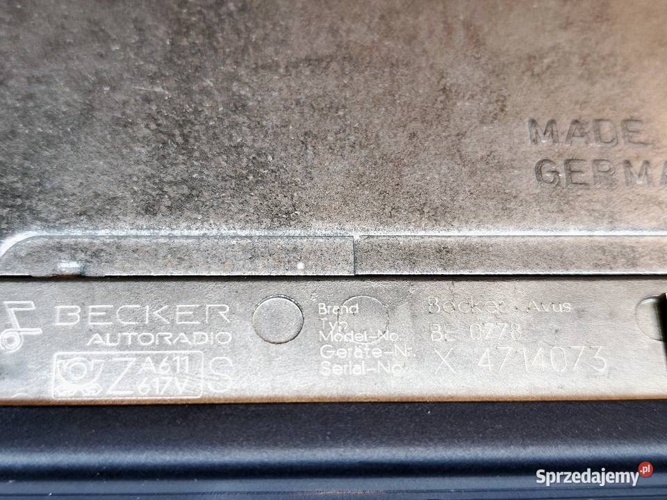RADIO BECKER AVUS CASSETTE STEREO Konin sprzedam