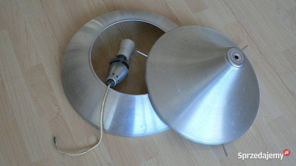 Lampa UFO Polam lata 70 PRL aluminium Lampy wiszące mazowieckie sprzedam