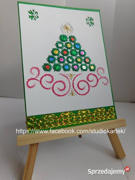 Kartki Boże Narodzenie hand made Białystok sprzedam