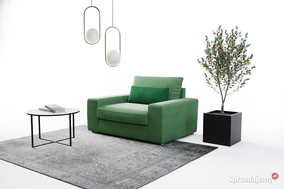 Fotel Hilton zielony 87cm Częstochowa sprzedam