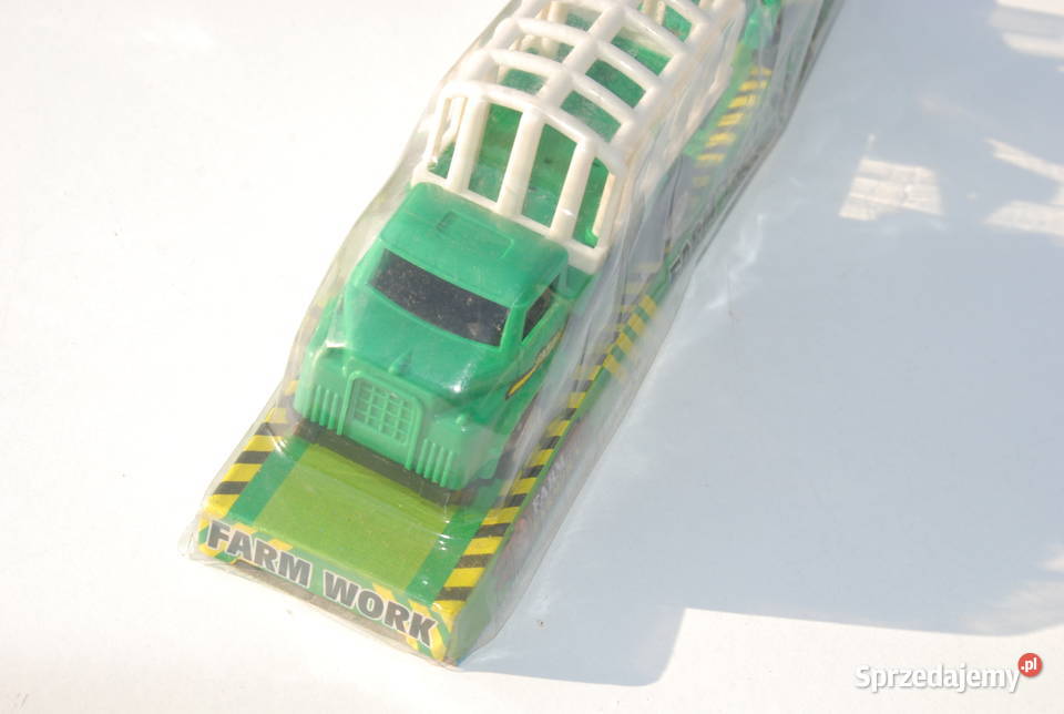 Zabawka ciężarówka do transportu zwierząt siana 3 lata+ śląskie Cieszyn