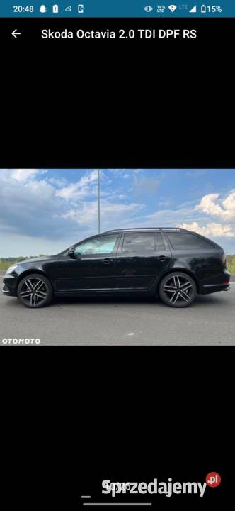 Sprzedam samochód marki Skoda Octavia 2 Vrs 1999cm3 Barlinek