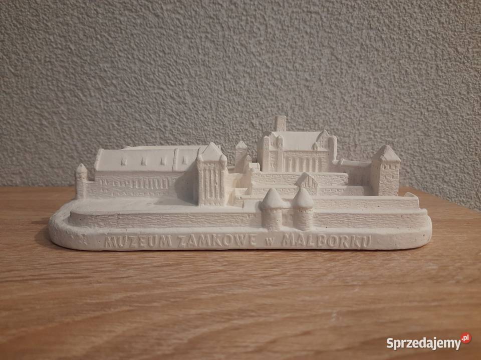 Zamek Malbork 3d odlew gipsowy Piekoszów